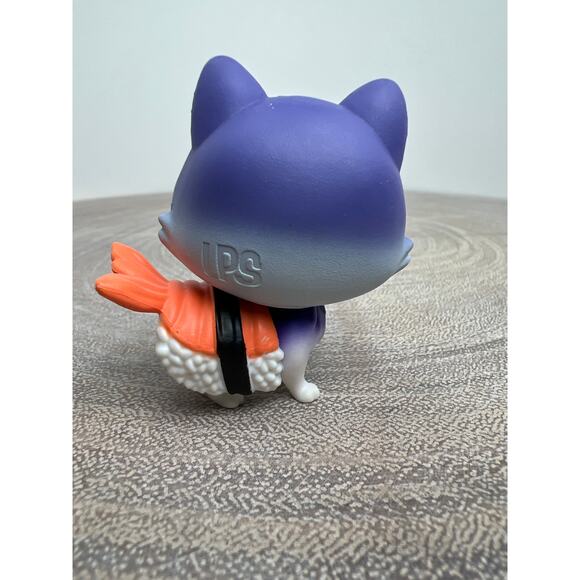 Littlest Pet Shop Sushiko Catson (#3-74) Blue Eyes Hungry Pets - Picture 3 of 6